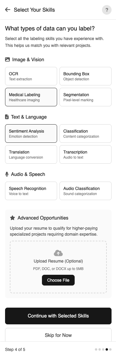 Access a global pool of skilled data labelers for your AI projects.